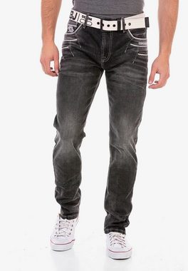 Cipo & Baxx Bequeme Jeans mit Kontrastnähten