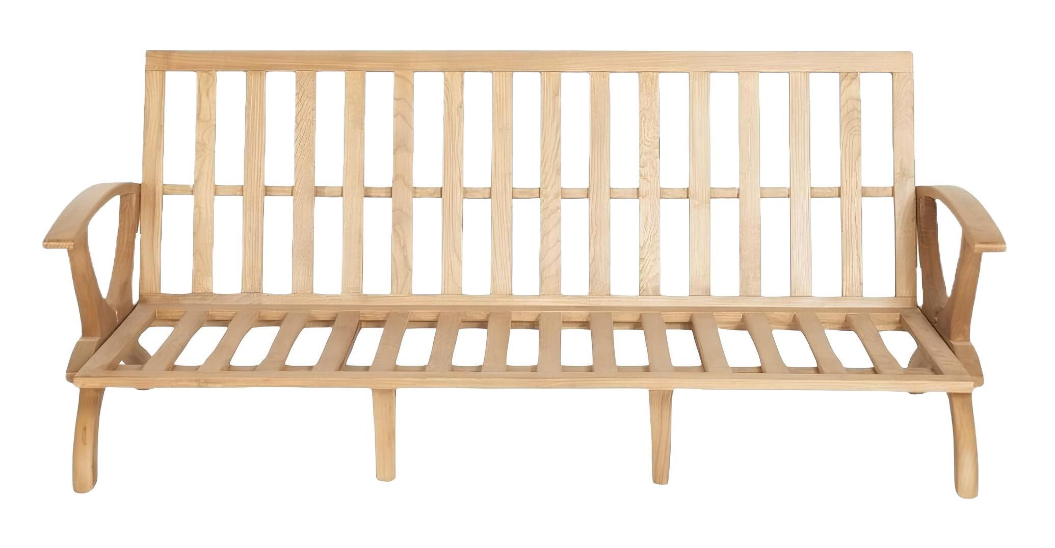 JVmoebel Bank Holzbank für Balkon und Terrasse, wetterbeständig und robust (1-St., Bank), Made in Europa
