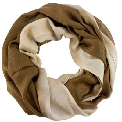 Sunsa Loop Damen Loopschal / Loop Tuch. Viskose Halstuch. Halstuch mit Farbverlaus Design Für Winter/ Herbst. Scarf als Geschenkideen für Frauen. Farbverlauf