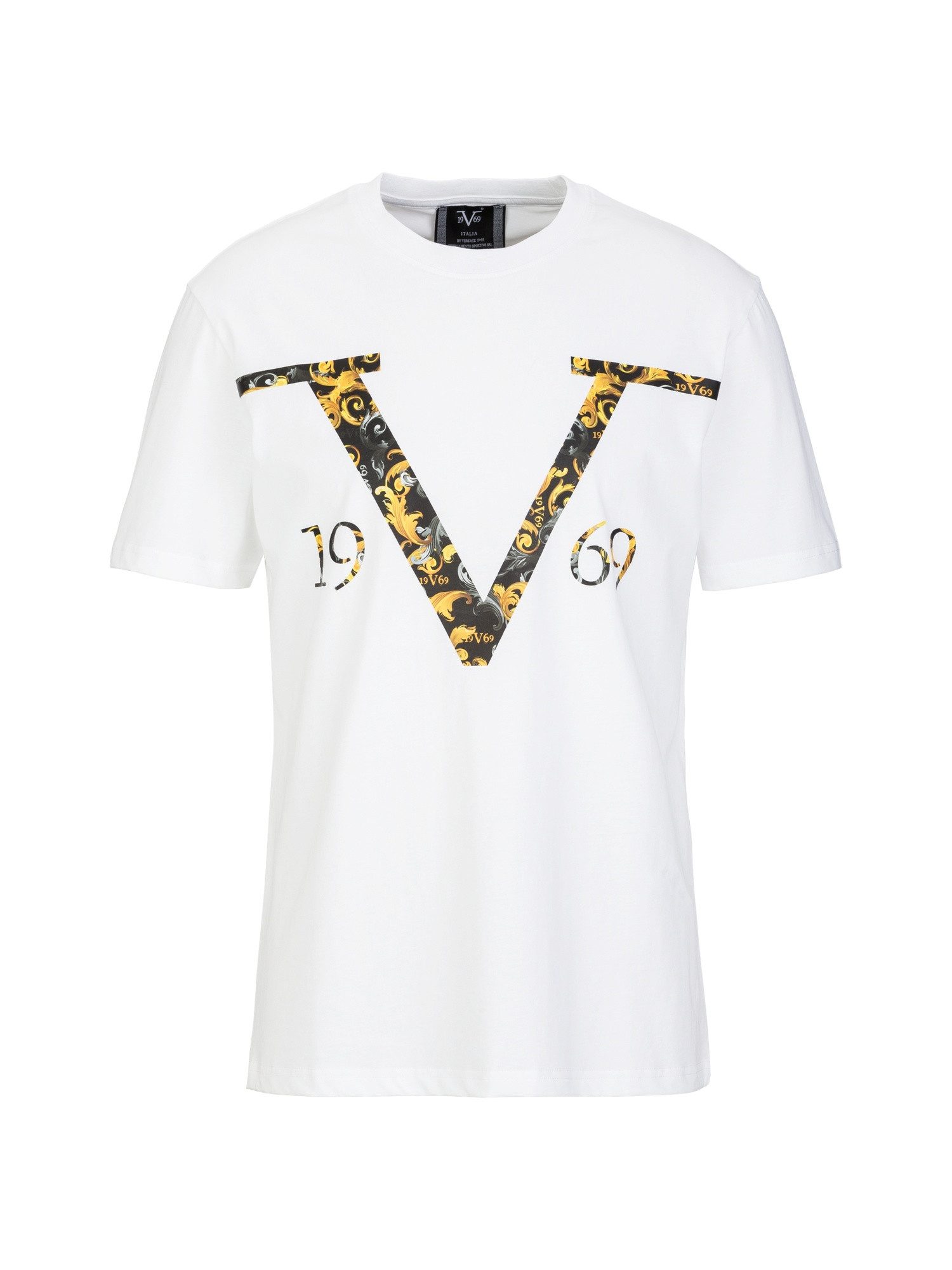 19V69 ITALIA T-Shirt Rafael Logo Carrier 2 (1-tlg)