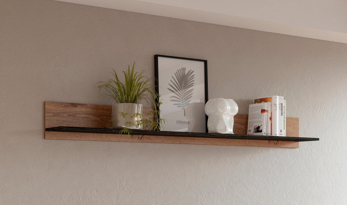 Home affaire Wandregal Larona, Breite 185 cm, Wandboard günstig online kaufen