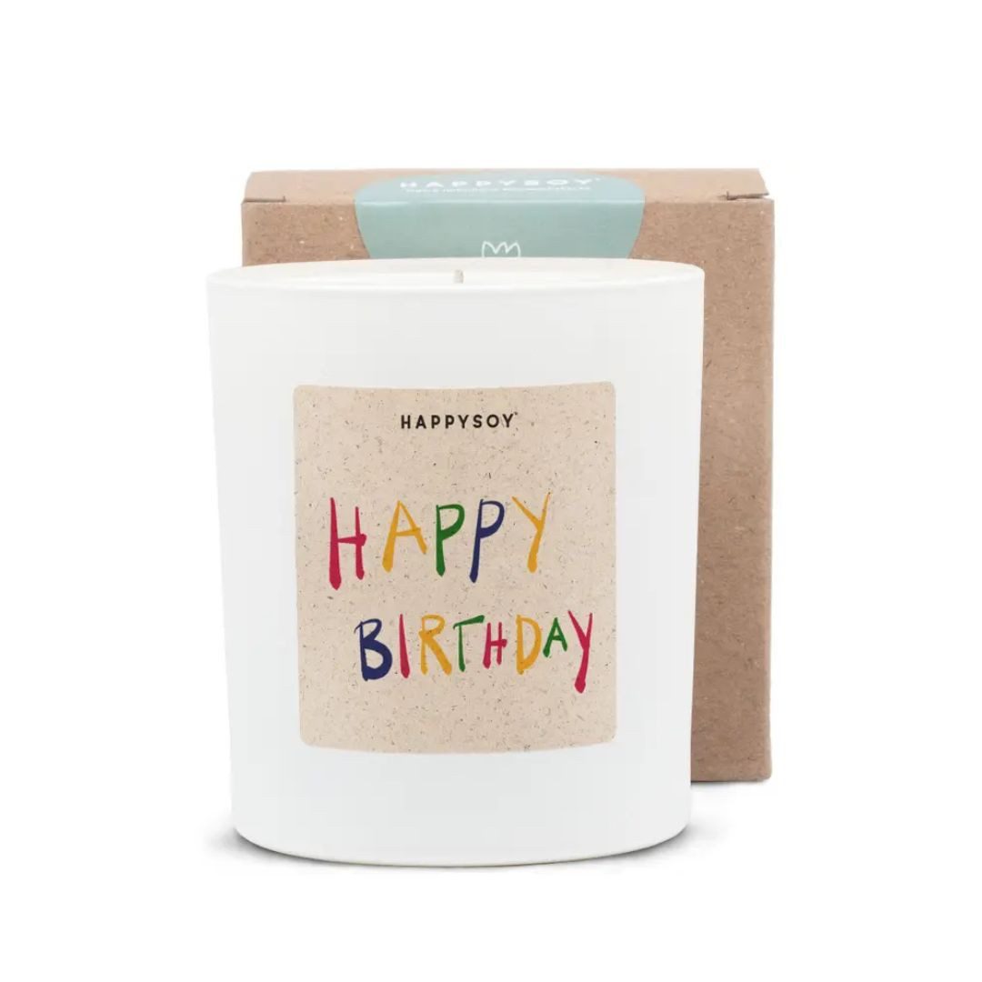 suebidou Duftkerze Duftkerze 'Happy Birthday' bunt