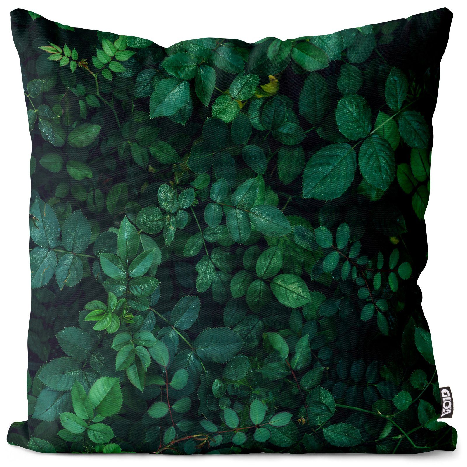 grün baum VOID Kissenbezug, Kochen frisch Küche gesund Stück), Wandern Laubwerk blatt Frühling closeup bunt Urwald Kräuter Sofa-Kissen (1 garten natürlich Wald pflanze