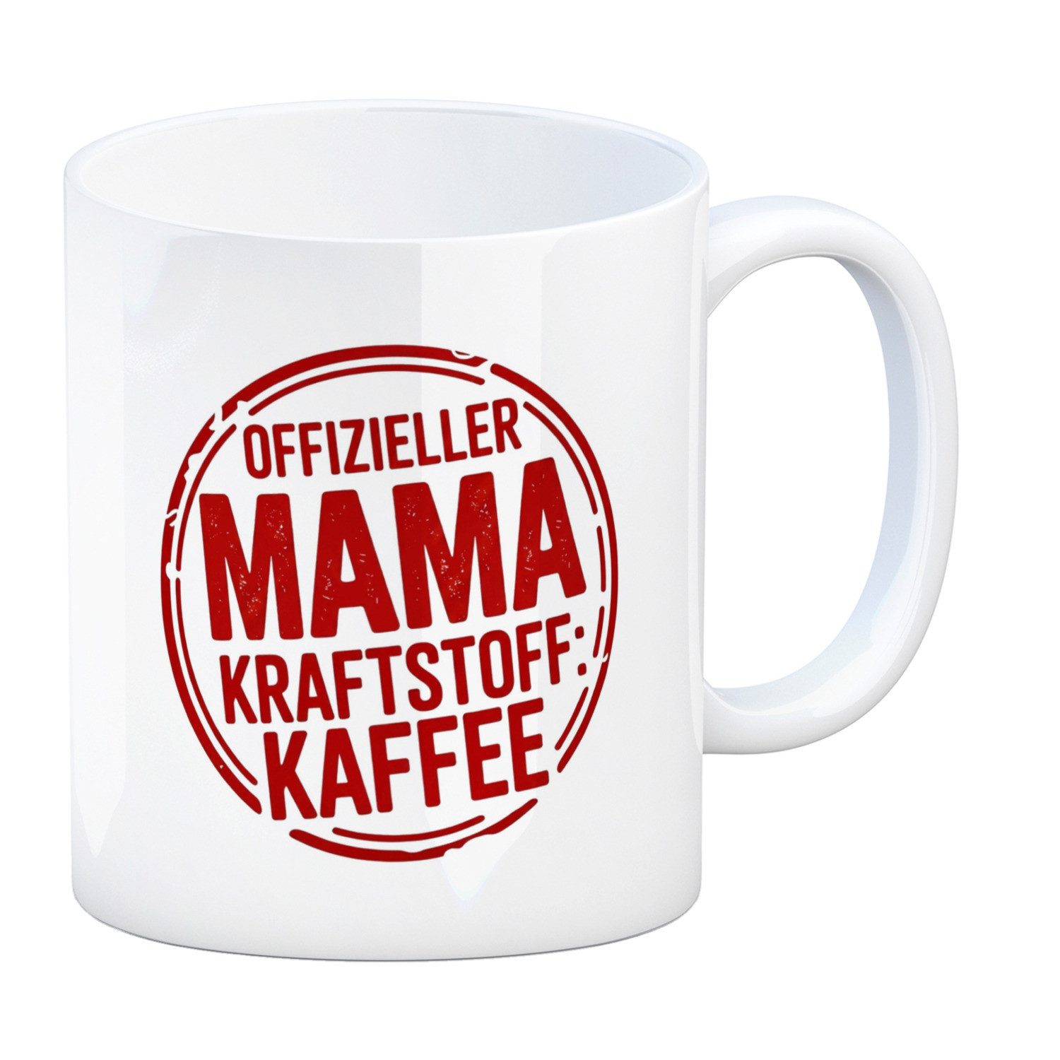 speecheese Tasse KAFFEE - Offizieller Mama Kraftstoff Kaffeebecher für Muttertag