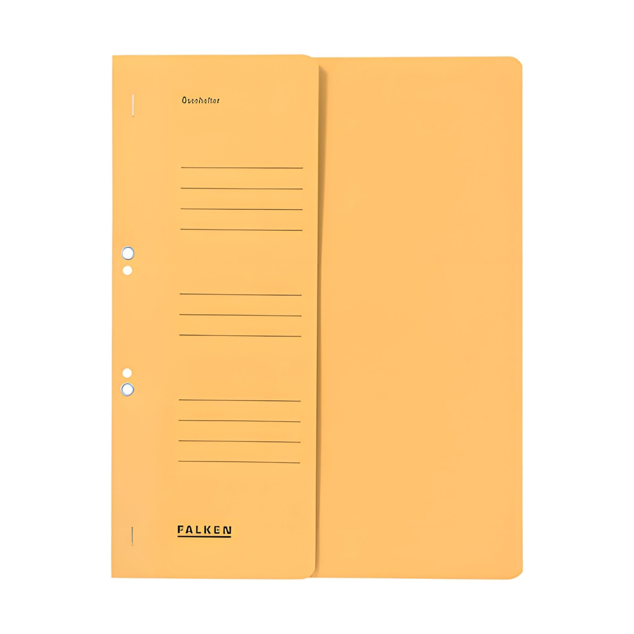 Falken Hefter Falken Falken Ösenhefter - A4 1/2 Vorderdeckel kfm. Heftung, chamois