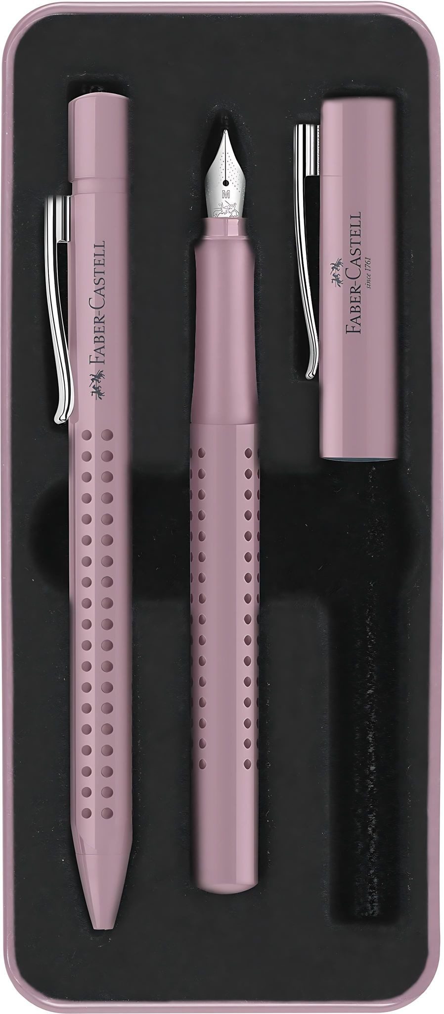 Faber-Castell Füllfederhalter Faber Castell Füller+ KS Grip 2010 rose shadows Feder M