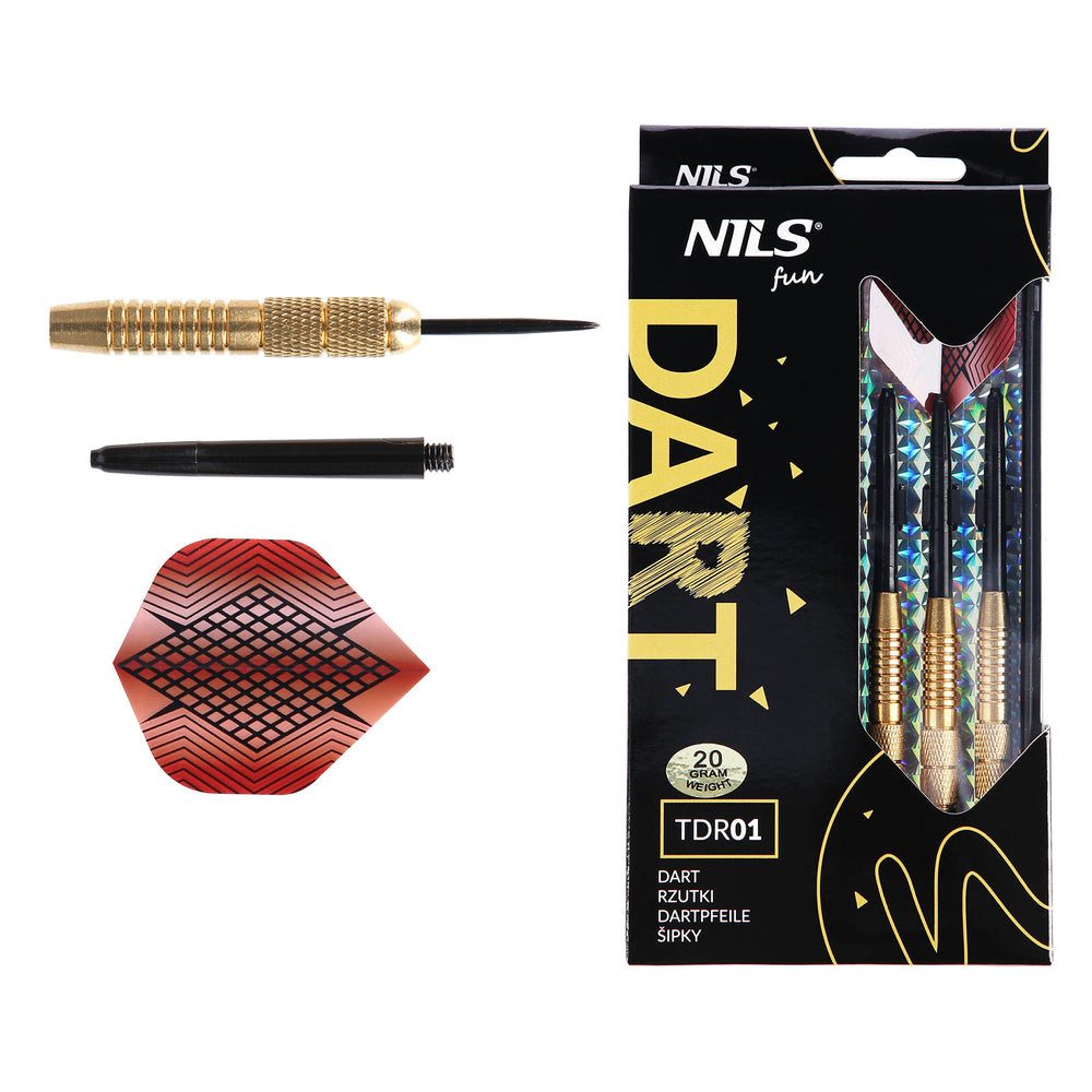 NILS FUN Dartpfeil 3er Pfeile Dart, liegt gut in der Hand und ermöglicht präzises Werfen
