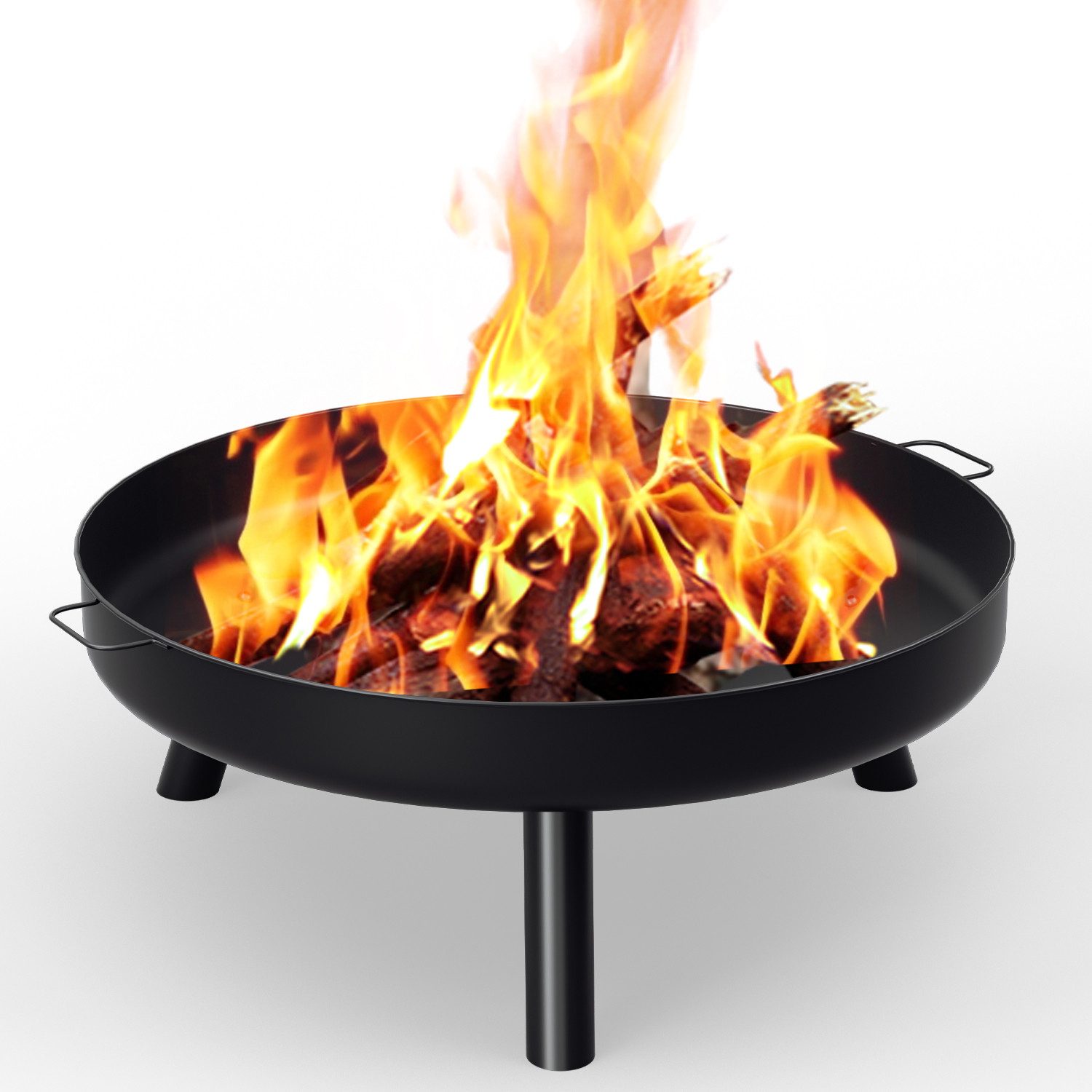 Clanmacy Feuerschale Abnehmbare BBQ 80 cm günstig online kaufen