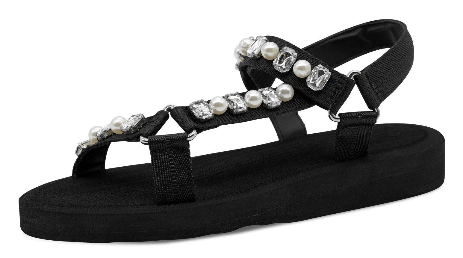 Tamaris Riemchensandale, Keilabsatz, Plateau, Sandalette, Sommerschuh günstig online kaufen