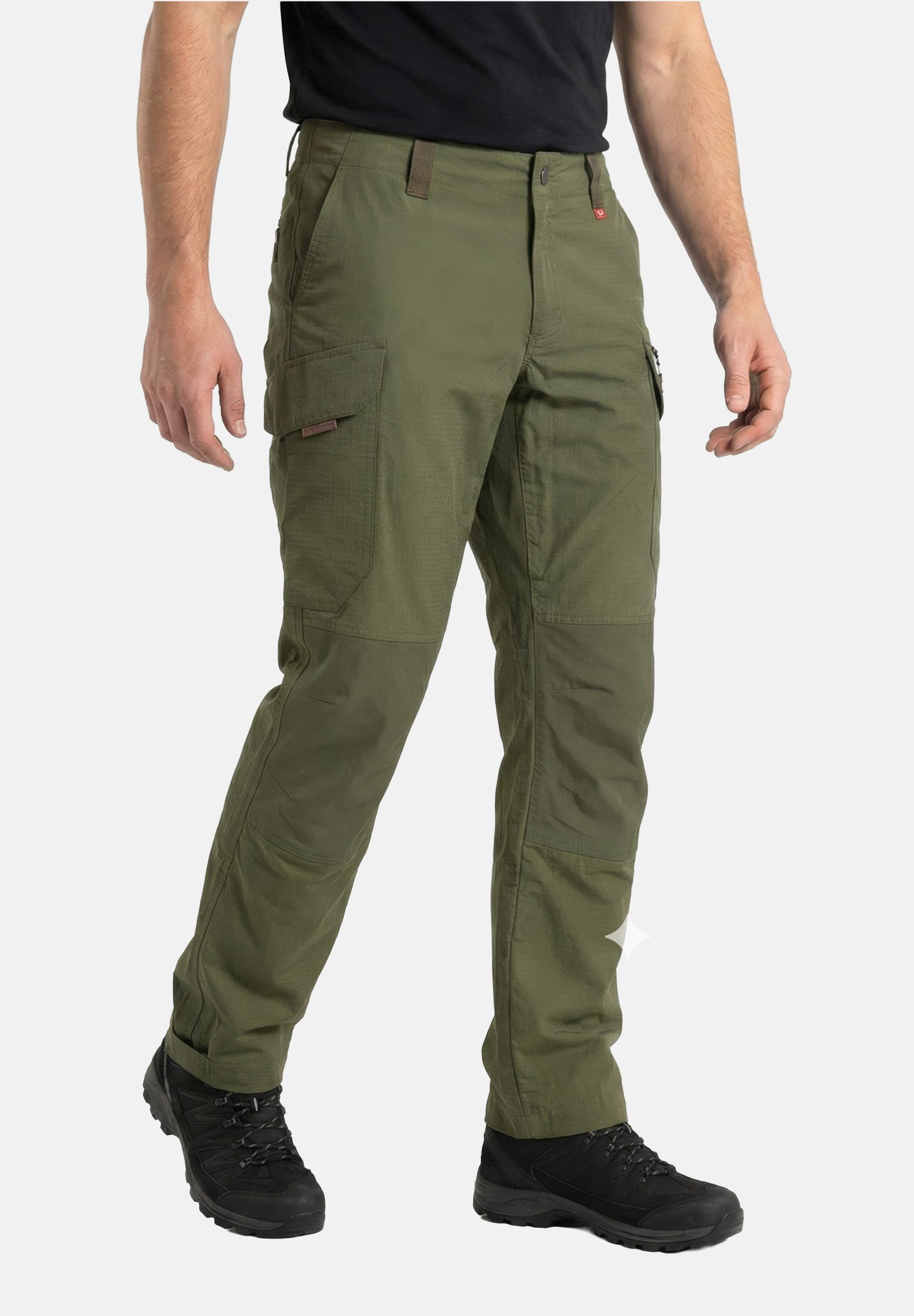 DANISH ENDURANCE Outdoorhose Explorer Hiking Explorer Herren Wanderhose Wasserabweisend Outdoor mit Cargo Taschen