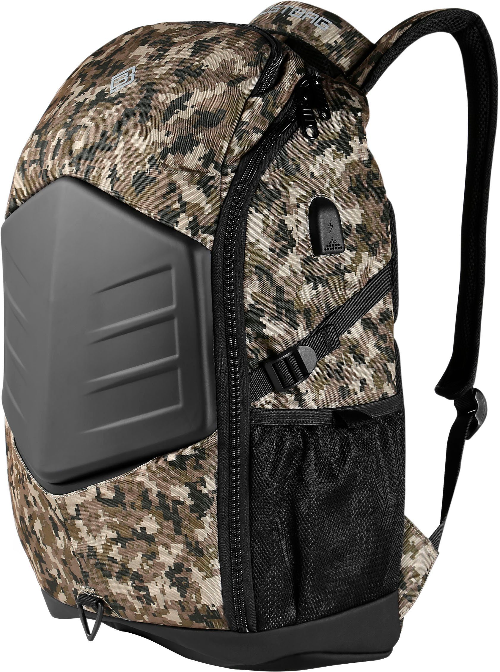 BoostBoxx Laptoprucksack Boostbag Camouflage