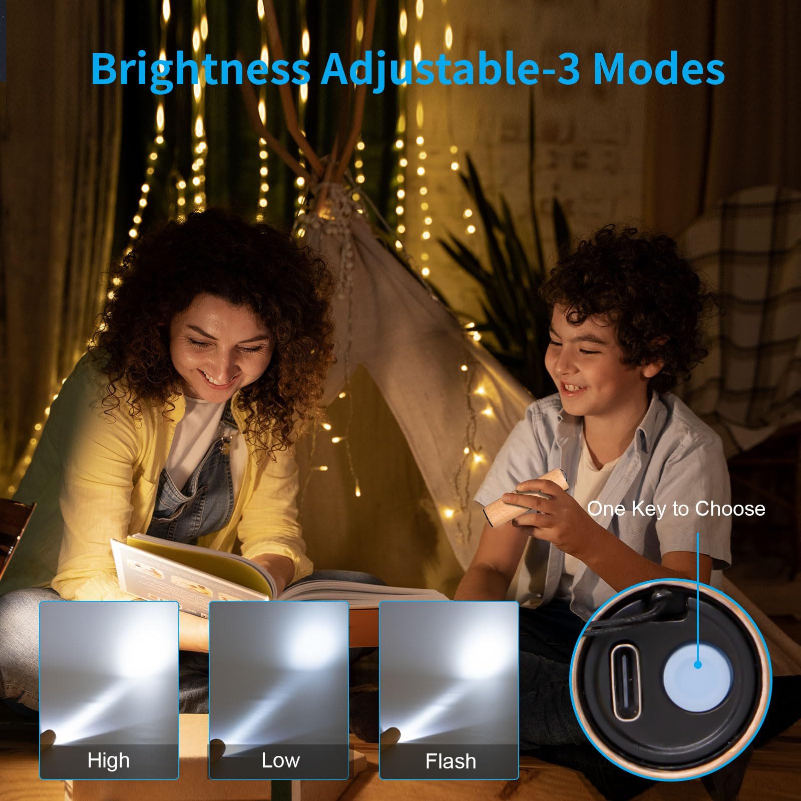 LQWELL LED Taschenlampe Mini Taschenlampe USB C Aufladbar, Taschenlampen Kl günstig online kaufen