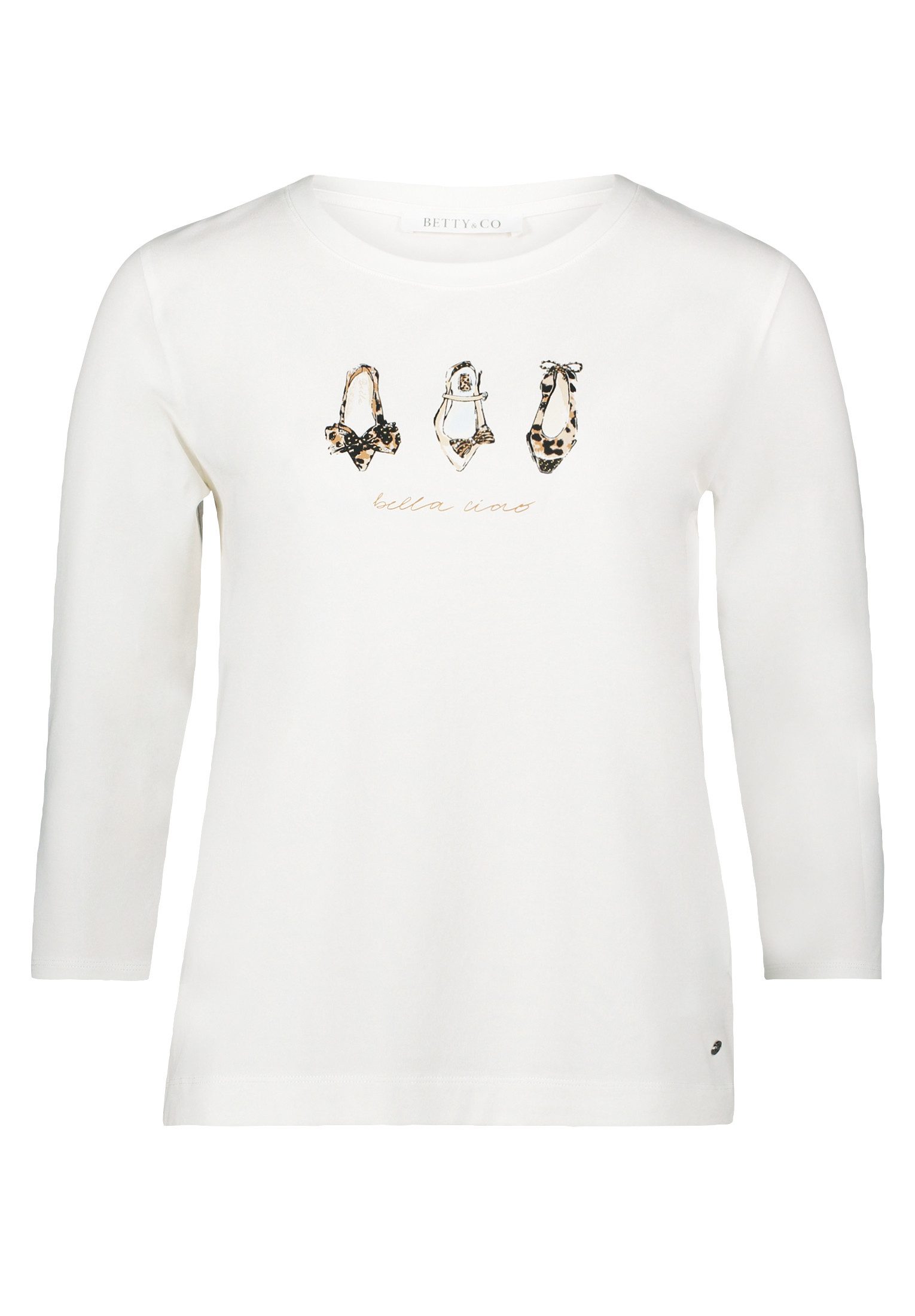 Betty&Co 3/4-Arm-Shirt Damen mit Print (1-tlg)