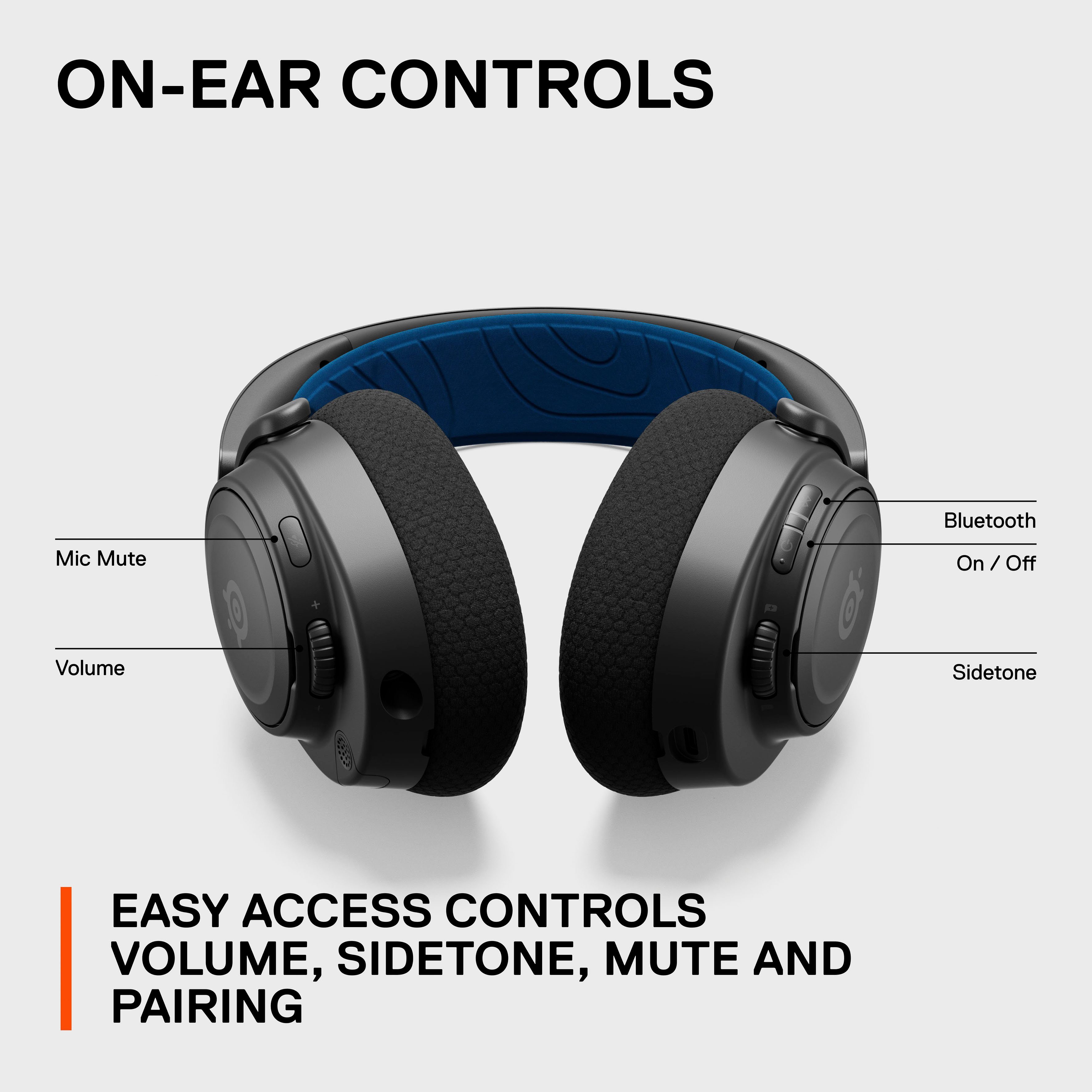 (Noise-Cancelling, Bluetooth, Nova SteelSeries Arctis Wireless) Gaming-Headset 7P