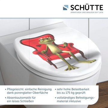 Schütte WC-Sitz »Frog King«, Duroplast, mit Absenkautomatik