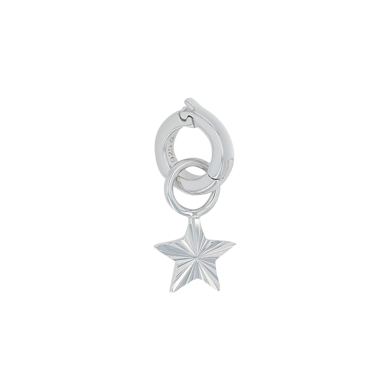 Amor Bead Amor Charm für Damen, 925 Sterling Silber, Stern (Charm, 1-tlg)