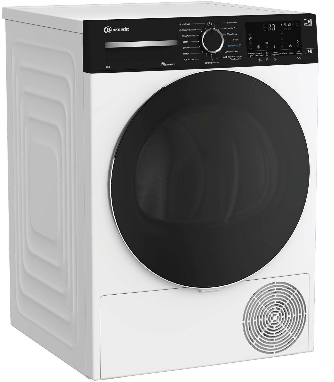 BAUKNECHT Wärmepumpentrockner BT 97A WB, Besonders leise dank optimierter Software und leistungsstarkem Motor