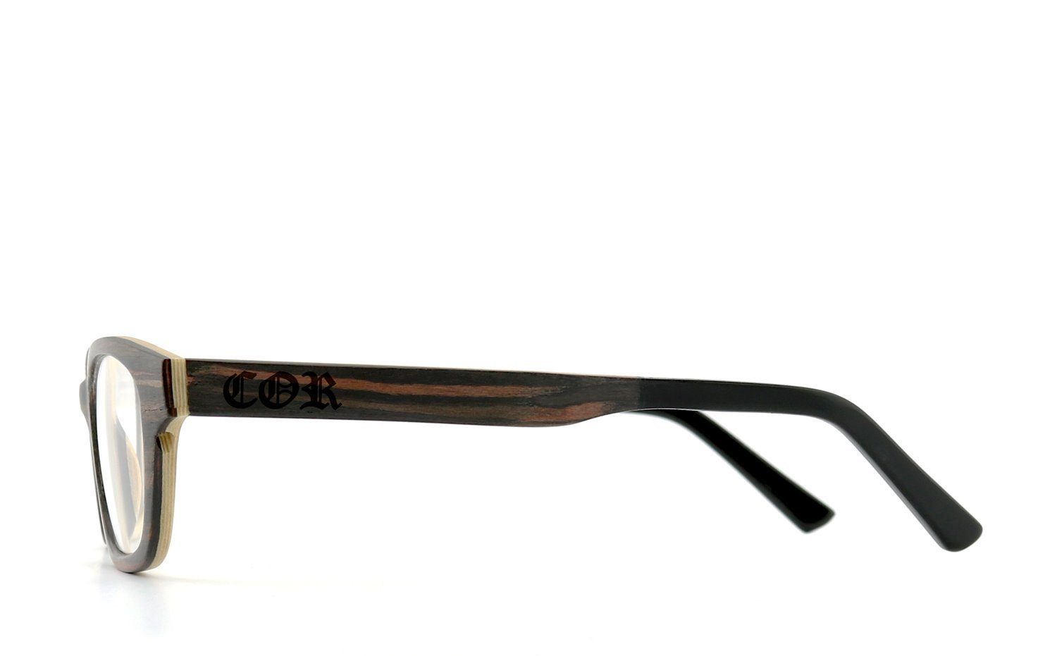 COR Brille Blaulichtfilter Brille, Blaulicht Brille, Bildschirmbrille, Bürobrille, Gamingbrille, Holzbrille