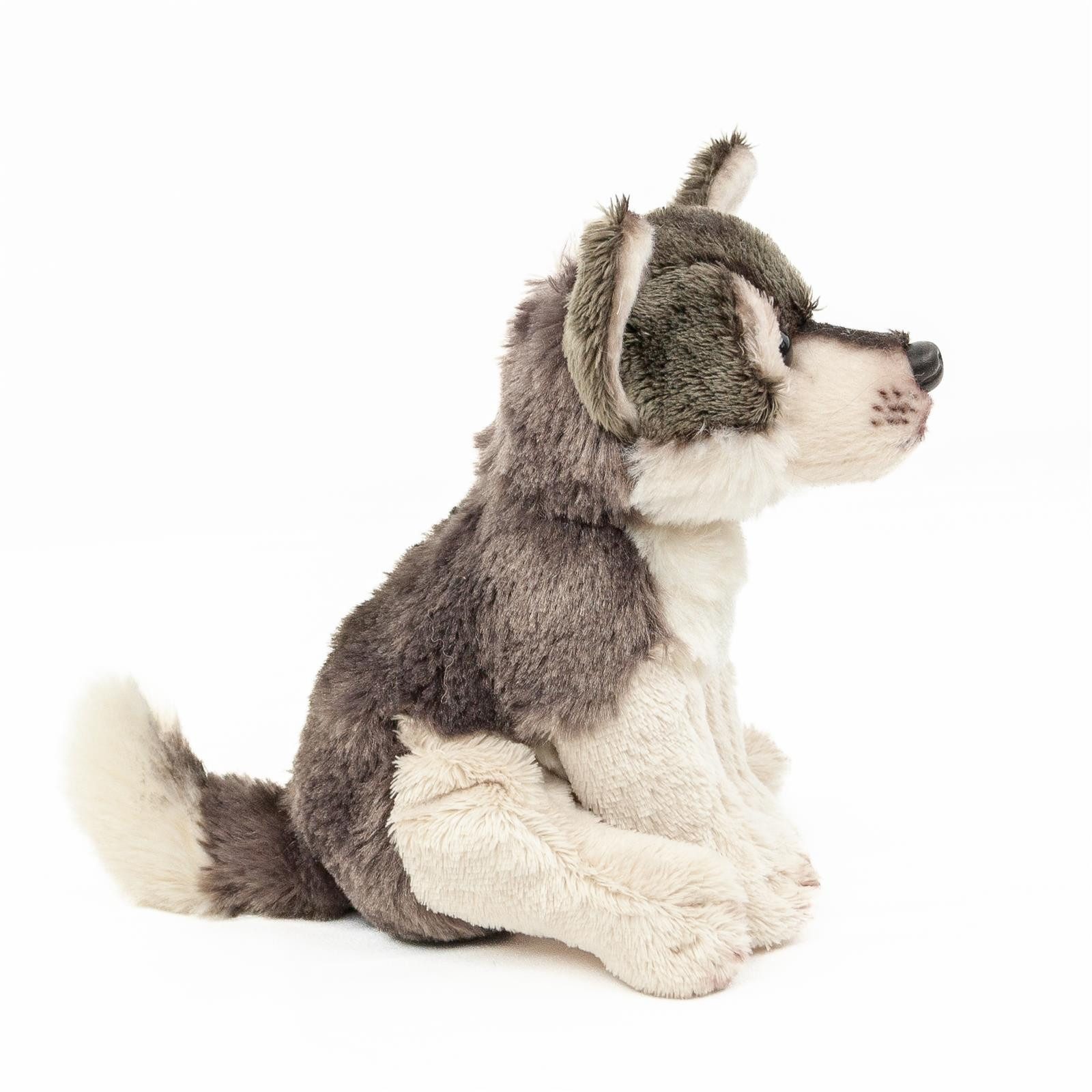 Teddys Rothenburg Kuscheltier Wolf 15 cm sitzend Plüschtier Plüschwolf günstig online kaufen