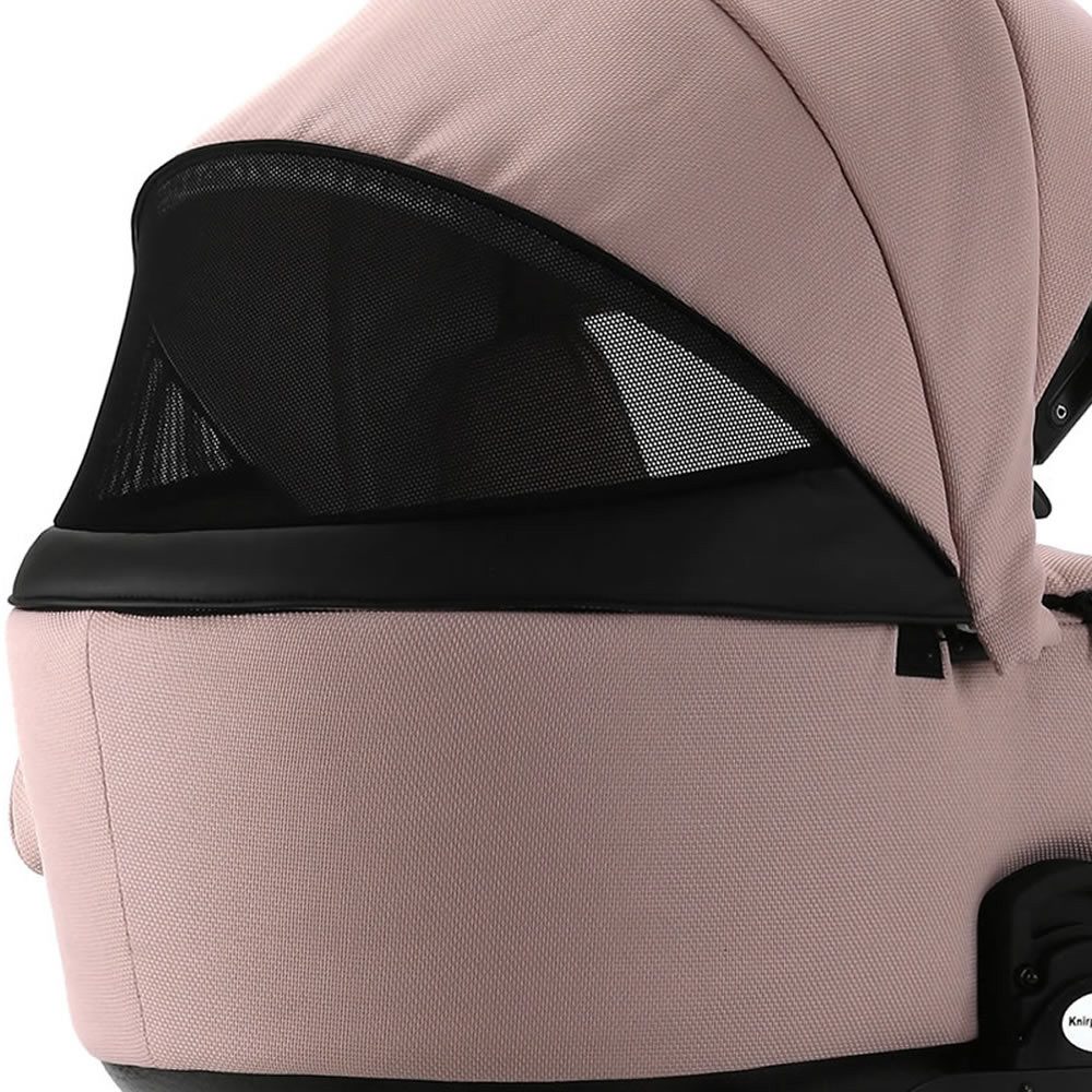 Knirpsenland Kombi-Kinderwagen Retro Style Kombi Kinderwagen 2.0, hohe Sicherheit durch One-Klick System der Kinderwagenaufsätze