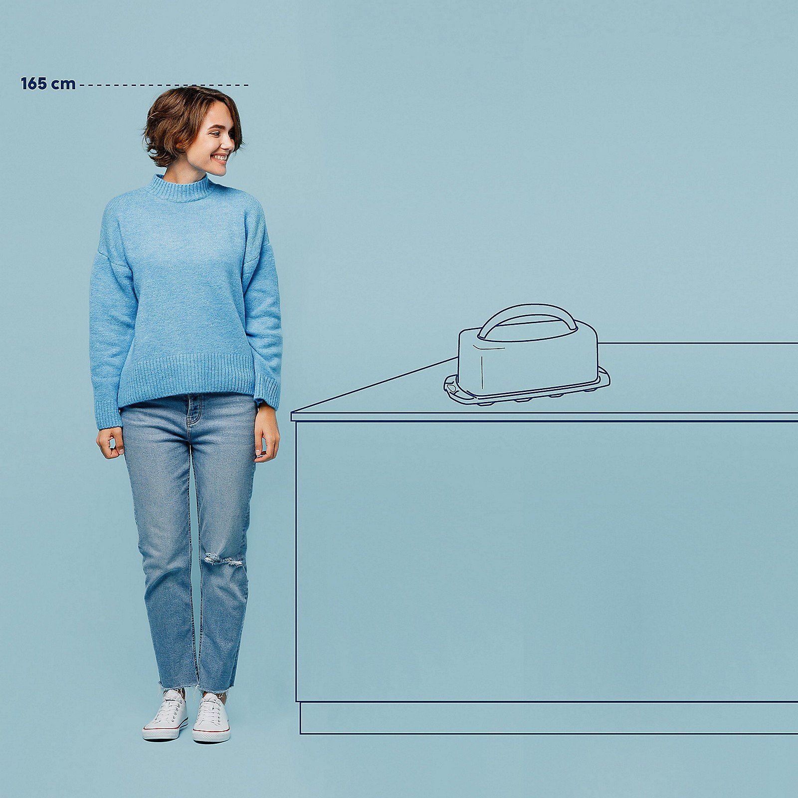 kela Kuchentransportbox Deli, PP-Kunststoff, Tragegriffe, temperaturbeständig von -40°C bis 100°C