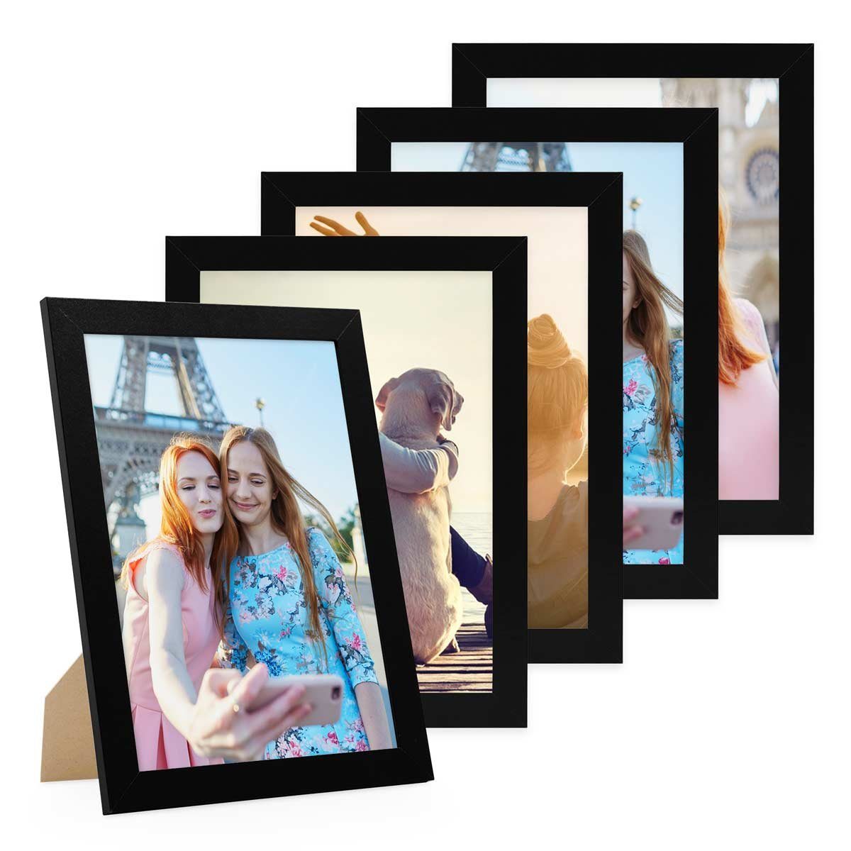 PHOTOLINI Bilderrahmen 5er Set breite Rahmen, günstig online kaufen