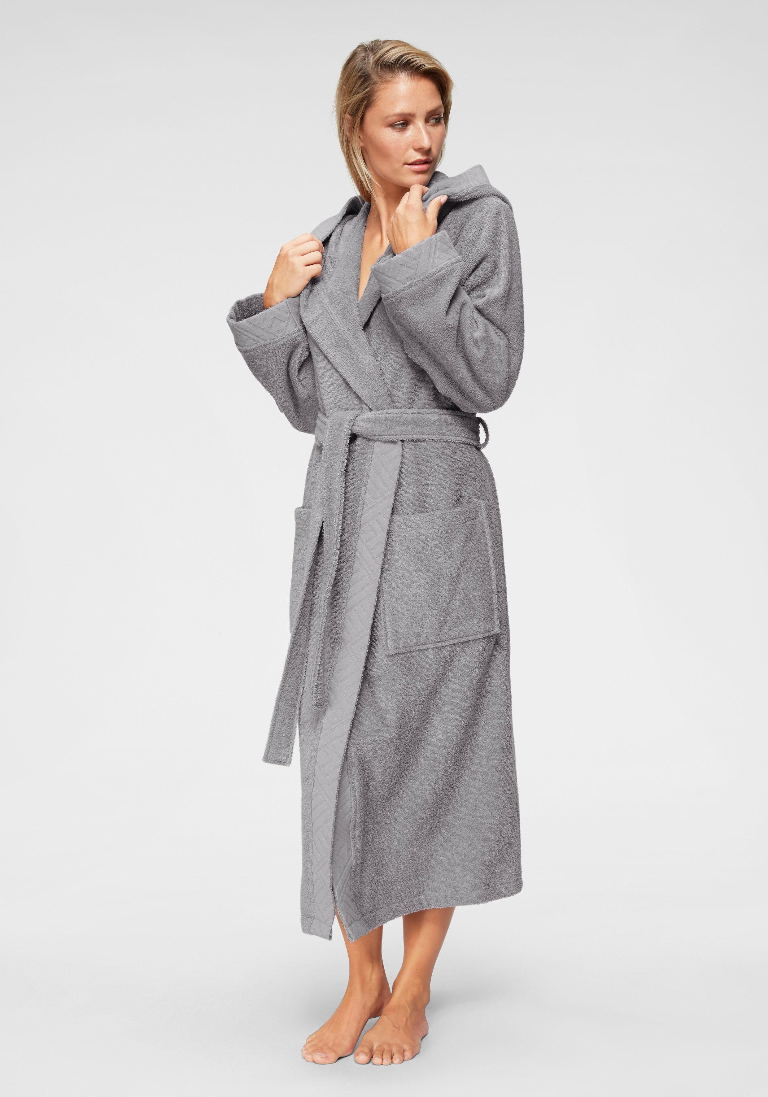 my home Damenbademantel Livia, ideal für Sauna & Spa, Hotelbademantel, Lang günstig online kaufen