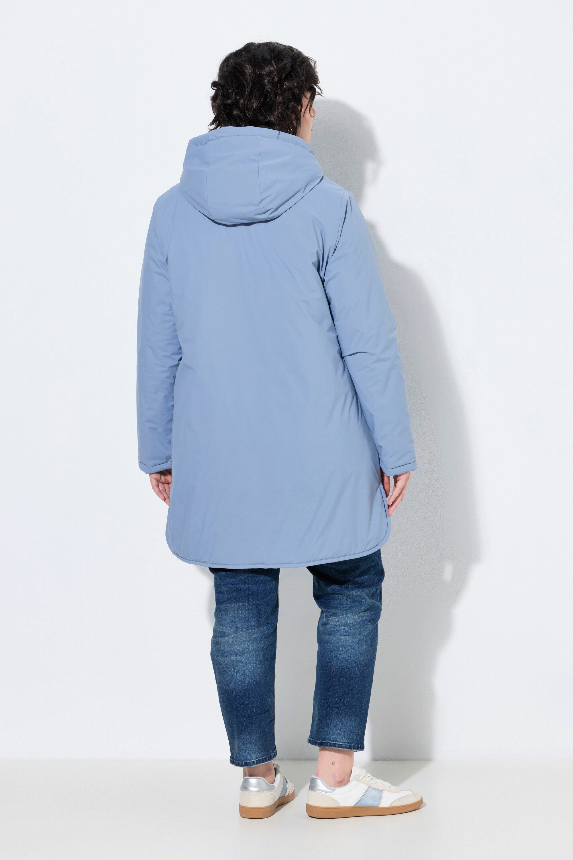 Ulla Popken Wendejacke HYPRAR Funktions-Wendejacke wasserabweisend Kapuze – Bild 3 von 4