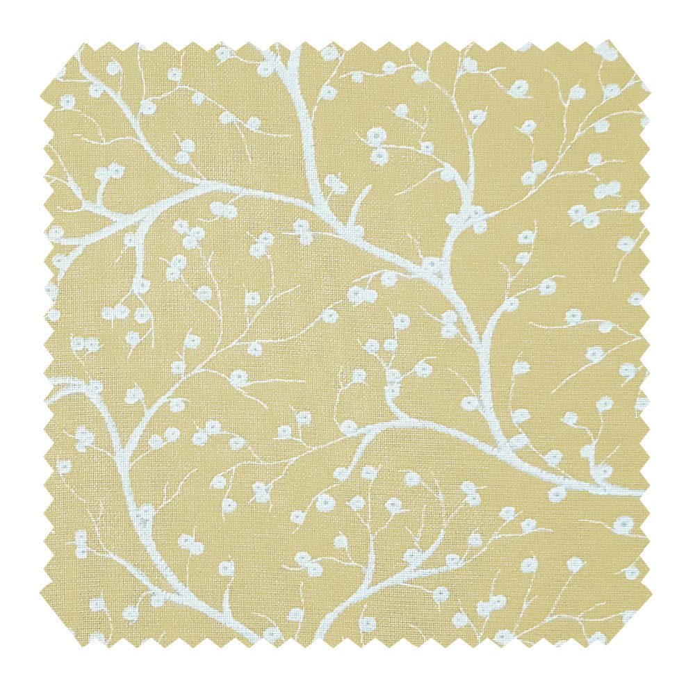 novely® Stoff HANAU TWIG - Möbelstoff mit Blumen-Print, Robust, Pflegeleicht, Waschbar, Meterware, 1lfm