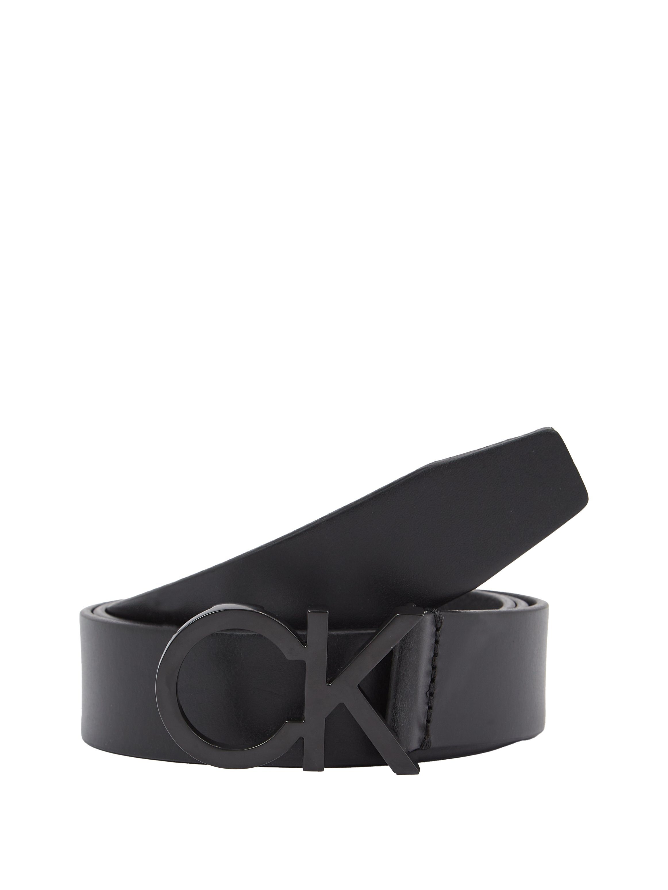 Ledergürtel 35MM Klein CK BLACK BUCKLE Calvin BELT