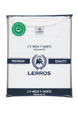 LERROS T-Shirt LERROS Doppelpack T-Shirt V-Ausschnitt