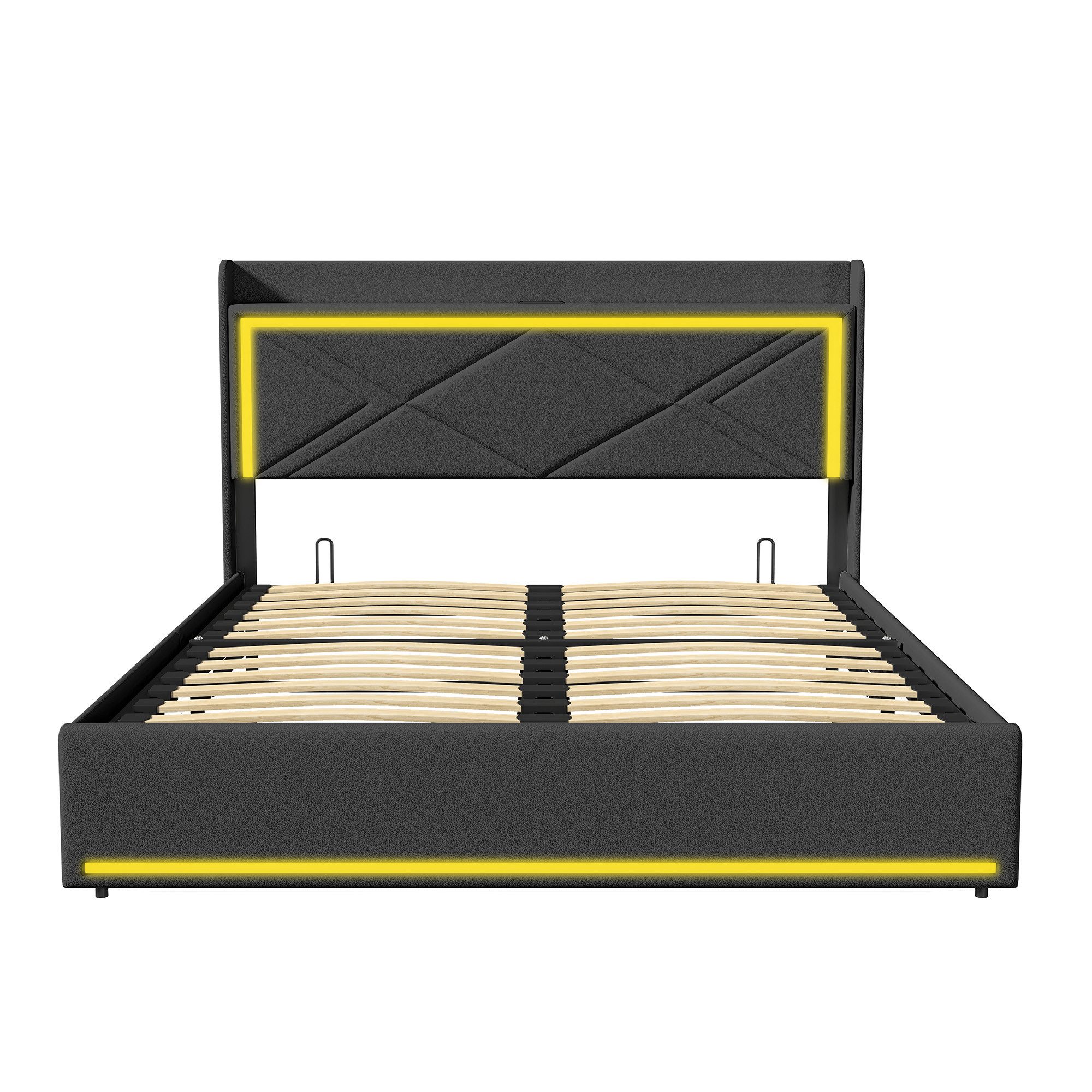 Furnishings Home Polsterbett Doppelbett Stauraumbett mit günstig online kaufen