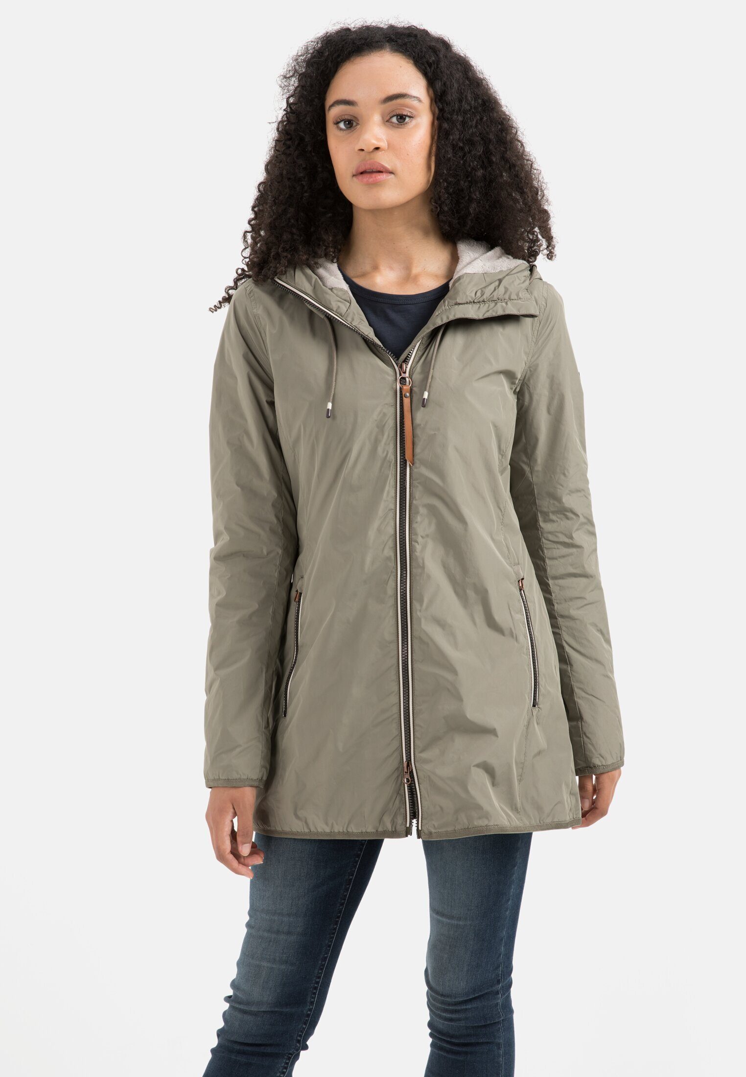 camel active Kurzmantel aus recyceltem Polyester günstig online kaufen
