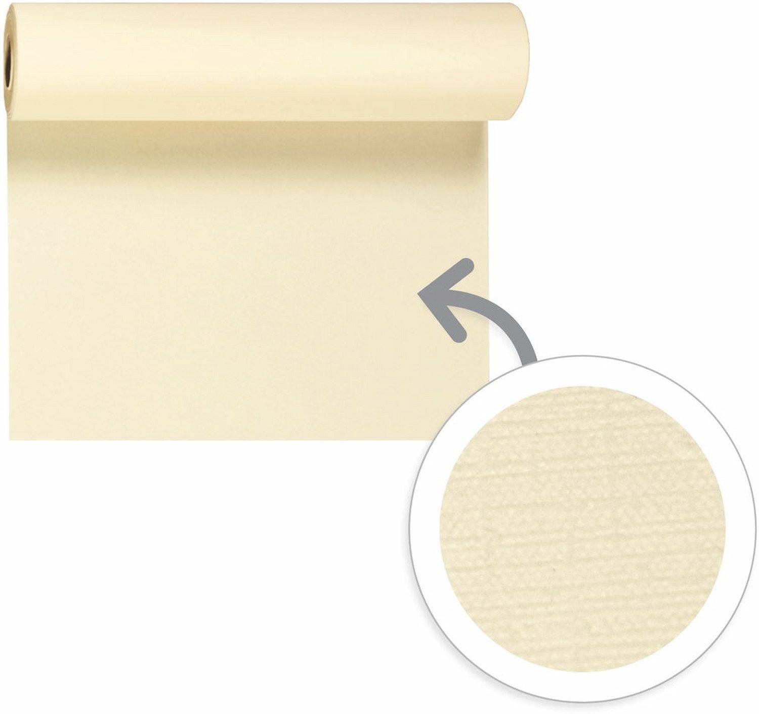 Duni Tischläufer 1 Evolin® Tete-á-Tete, cream, günstig online kaufen