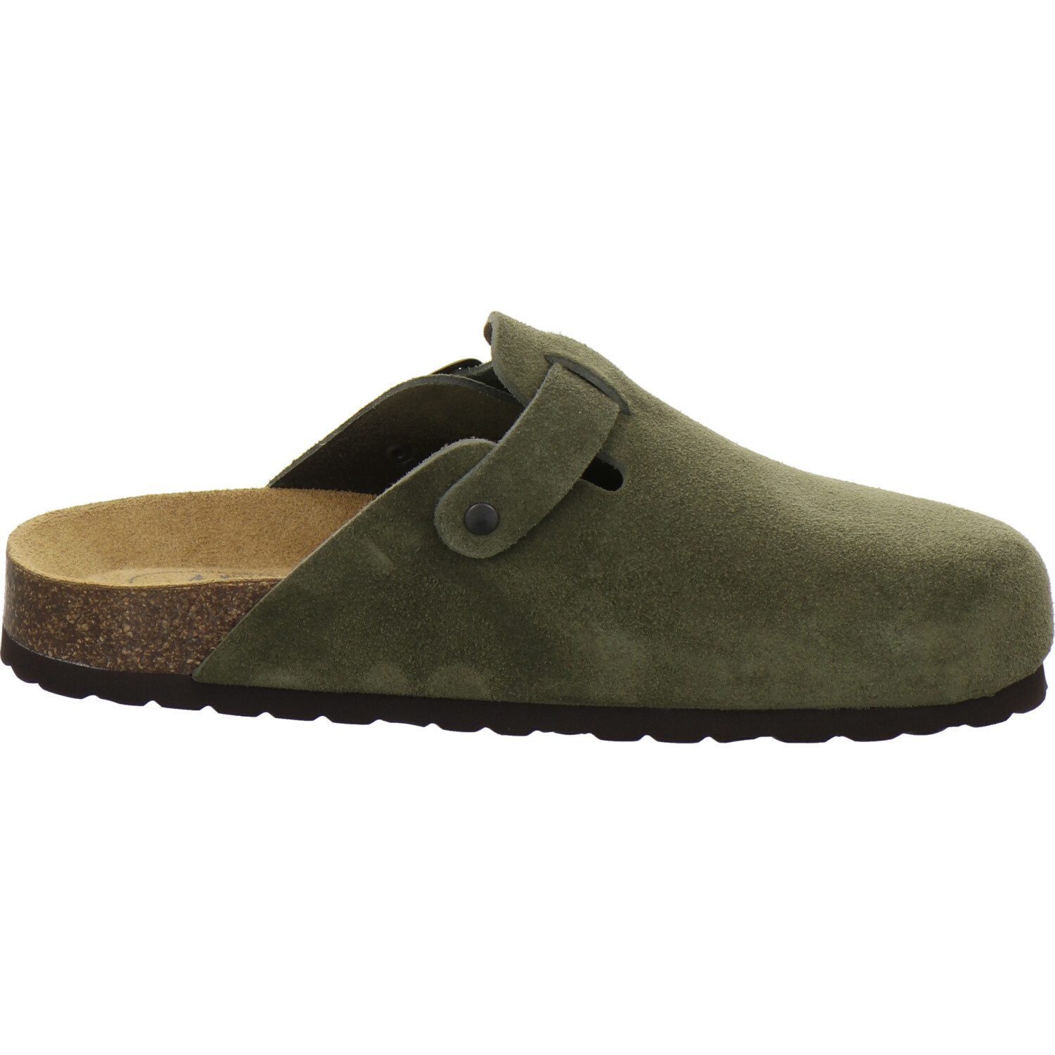 AFS-Schuhe 390088 Clogs Pantolette für Herren aus Leder mit Fußbett, Hausschuhe Made in Germany