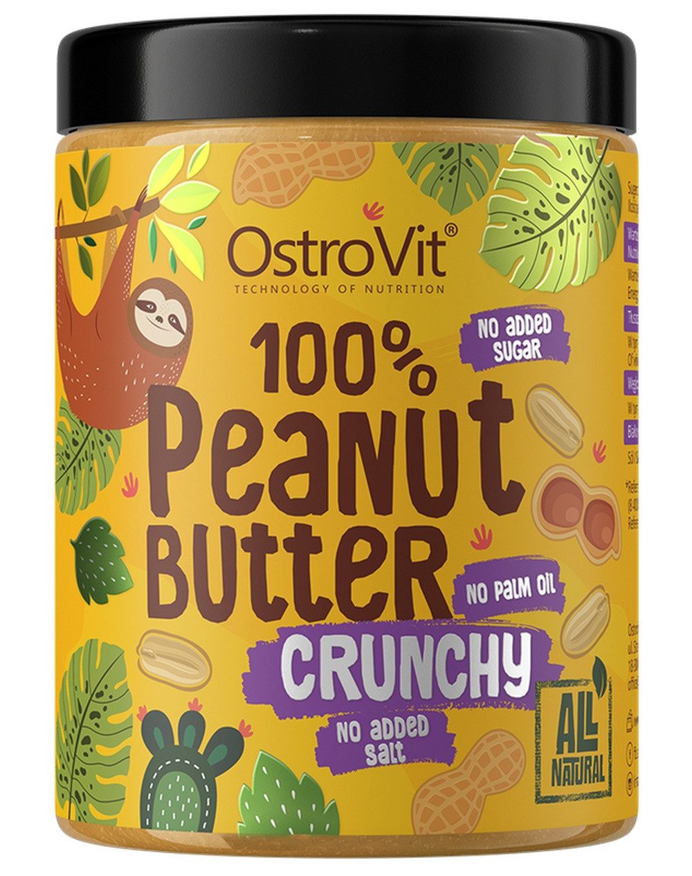 OstroVit OstroVit 100% Peanut Butter 1000g Flüssig