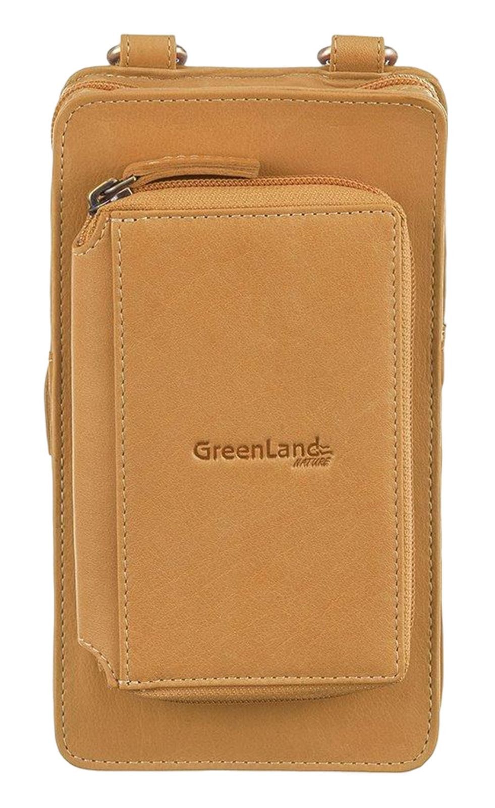 GreenLand Nature Handytasche Phone Bag / Wallet, aus echtem Rindsleder
