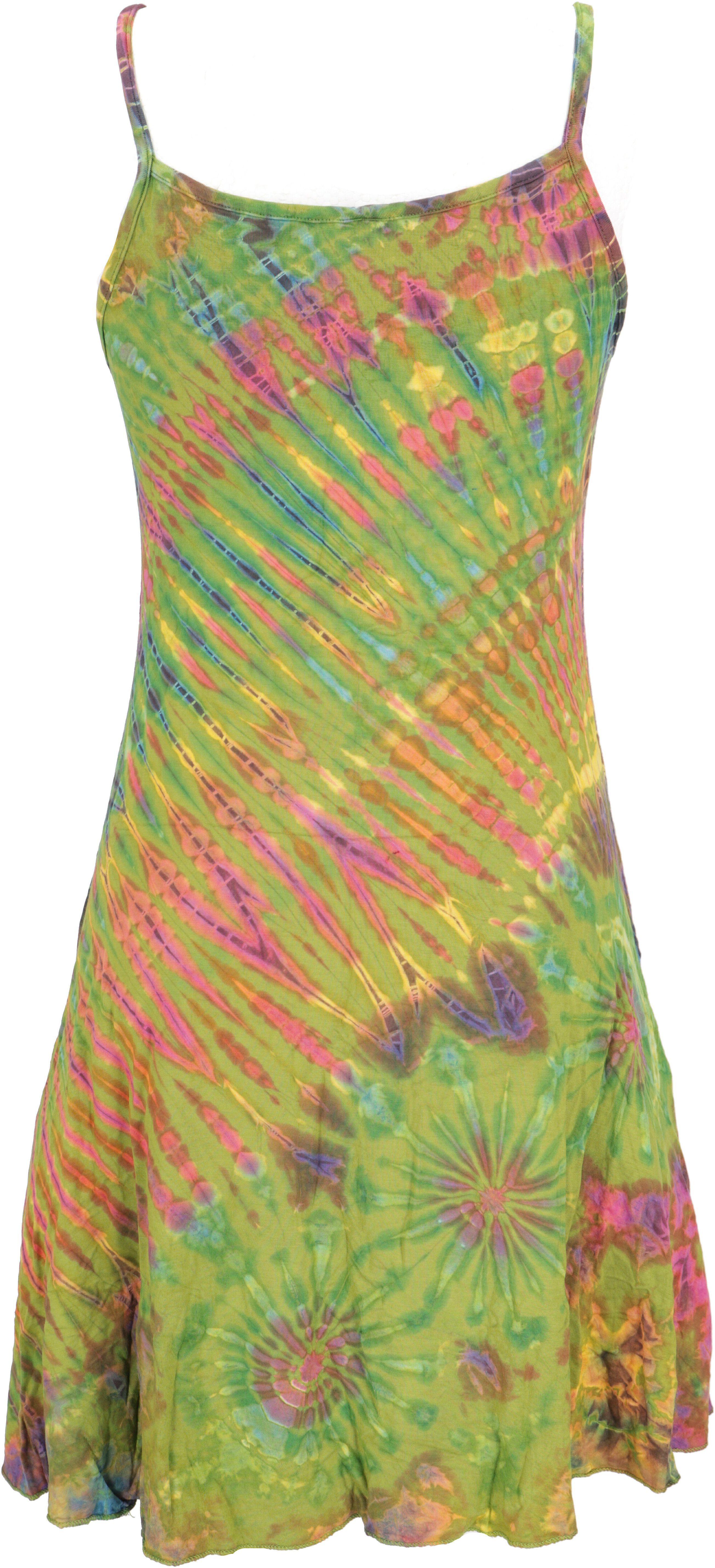 Guru-Shop Midikleid Unikat Batik Minikleid, Batikkleid, Boho.. alternative Bekleidung – Bild 3 von 5