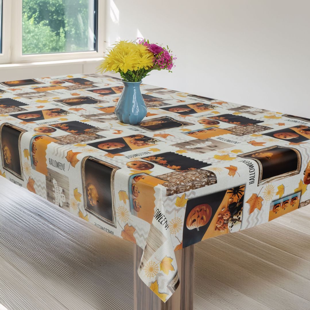laro Tischdecke Wachstuchtischdecke Herbst Mix PVC Eckig – Bild 5 von 5