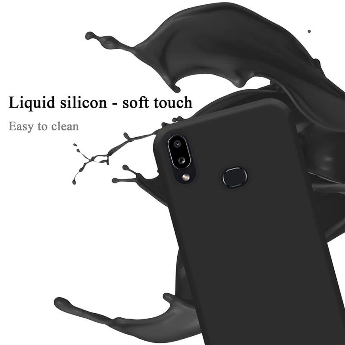 Cadorabo Handyhülle für Samsung Galaxy A10s / M01s Hülle Samsung Galaxy A10s / M01s, Flexible Hülle TPU Silikon Schutzhülle Back Cover Case