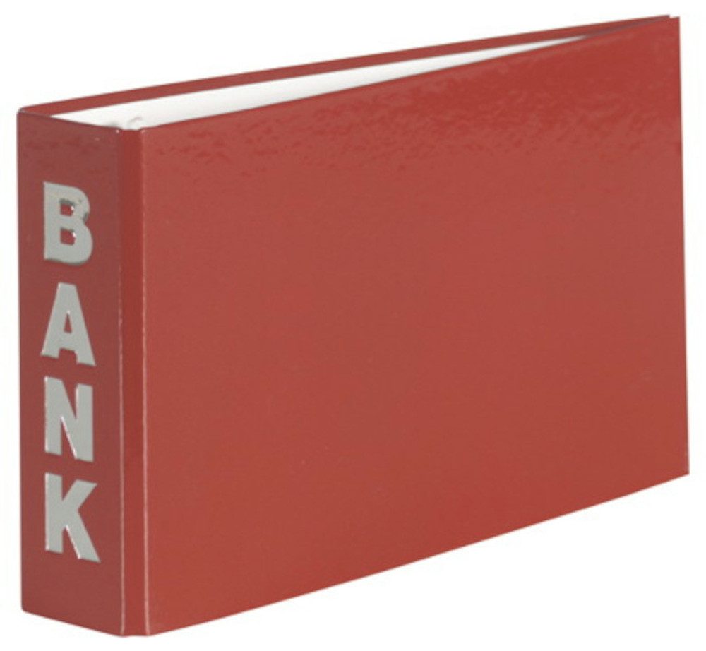 Stylex Schreibwaren Bankordner Bankordner 140x250mm Ordner für Kontoauszüge bourdeaux