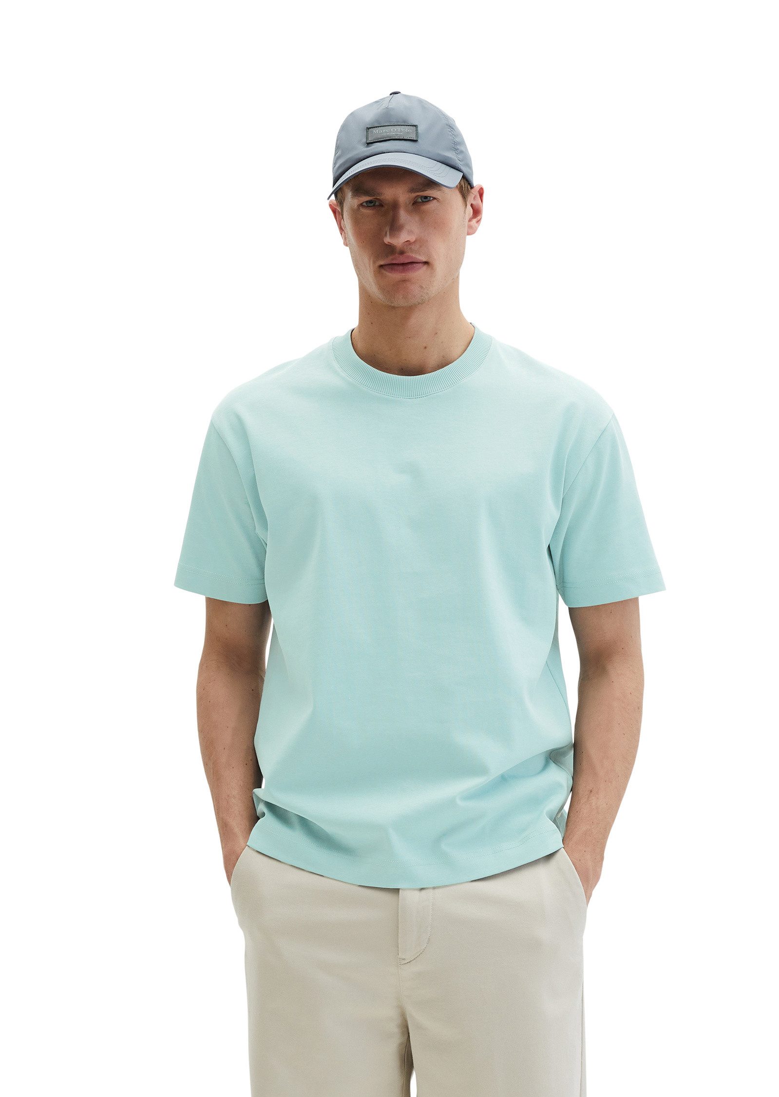 Marc O'Polo T-Shirt aus schwerem Bio-Baumwoll-Jersey