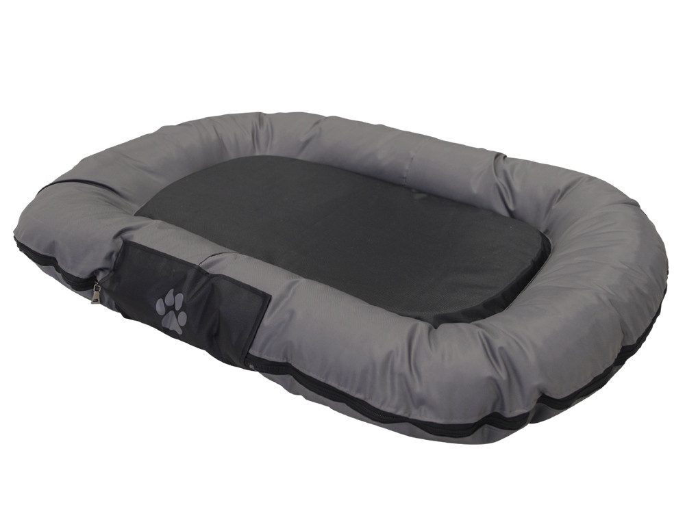 Nobby Tierbett Nobby Hundekissen Reno - schwarz Größe: 113 x 83 x 12 cm