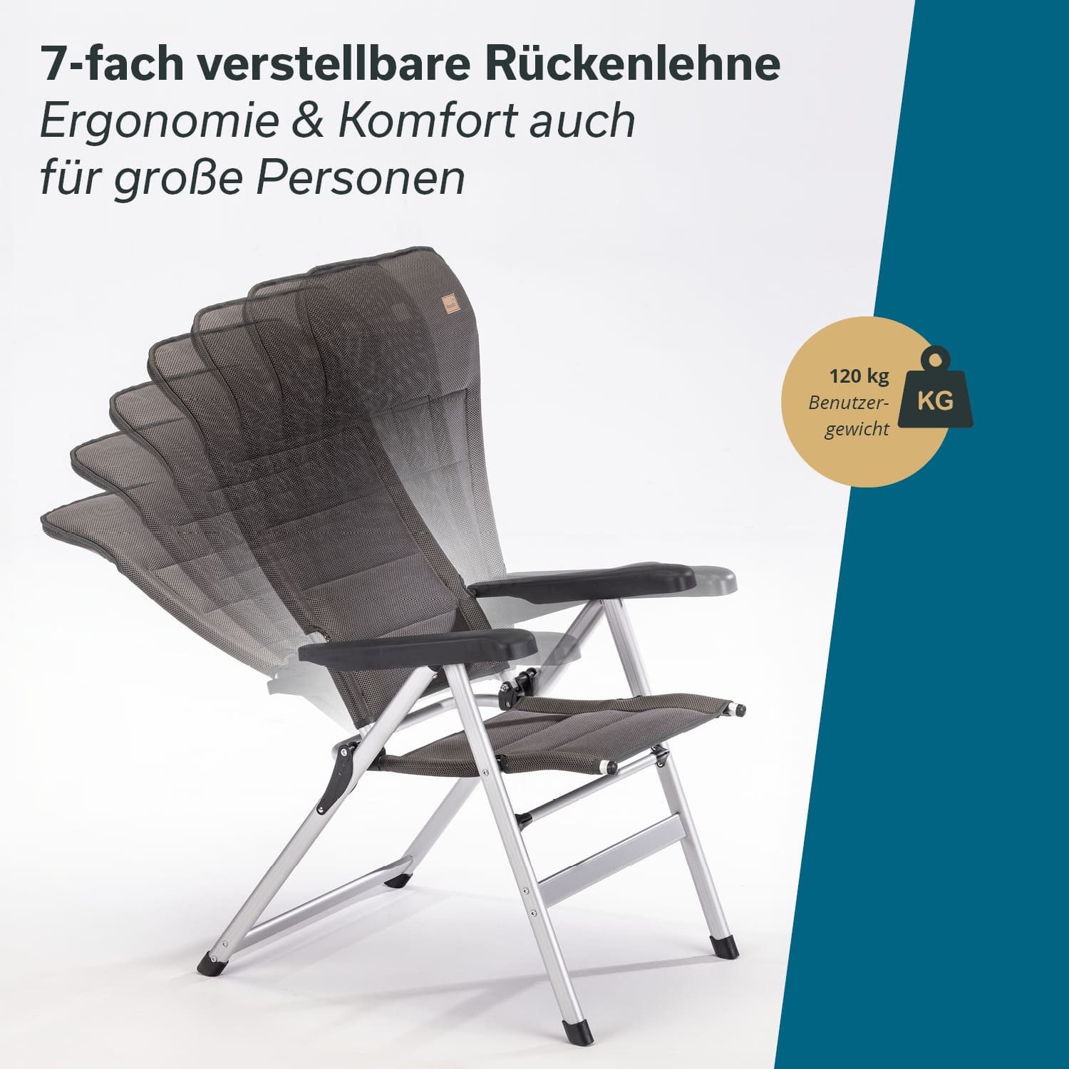 Skandika Campingstuhl Alu-Hochlehner Lepola, faltbar aus günstig online kaufen