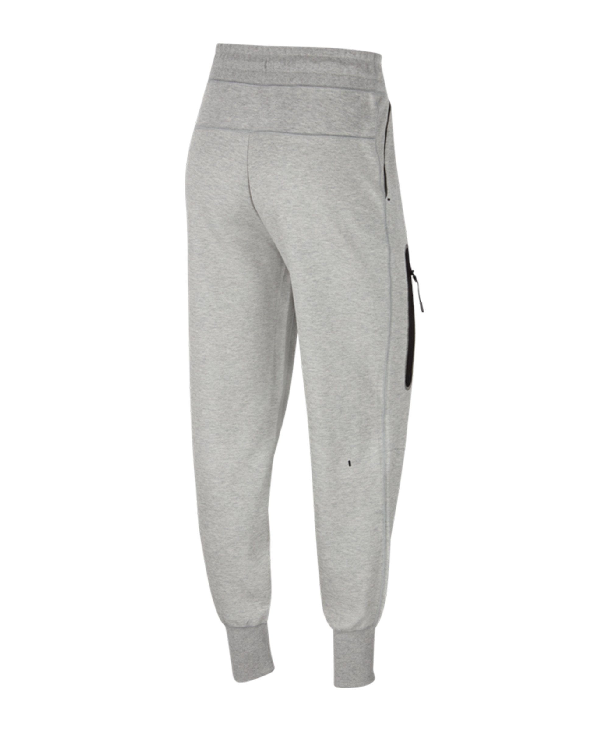 grauschwarz Jogger Tech Jogginghose Pants Fleece Damen Sportswear Nike