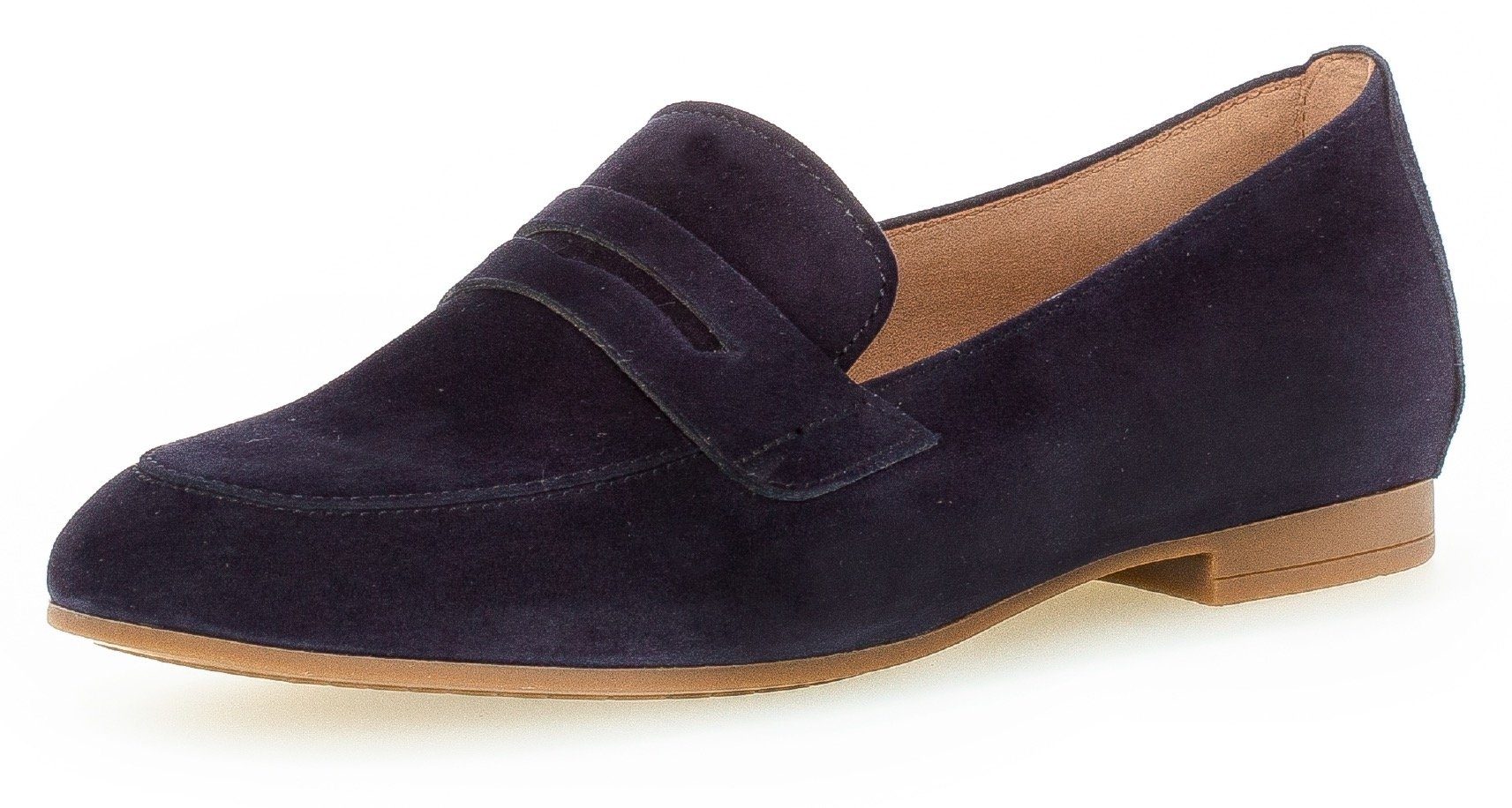 Gabor Loafer Slipper,Businessschuh mit dezentem Blockabsatz