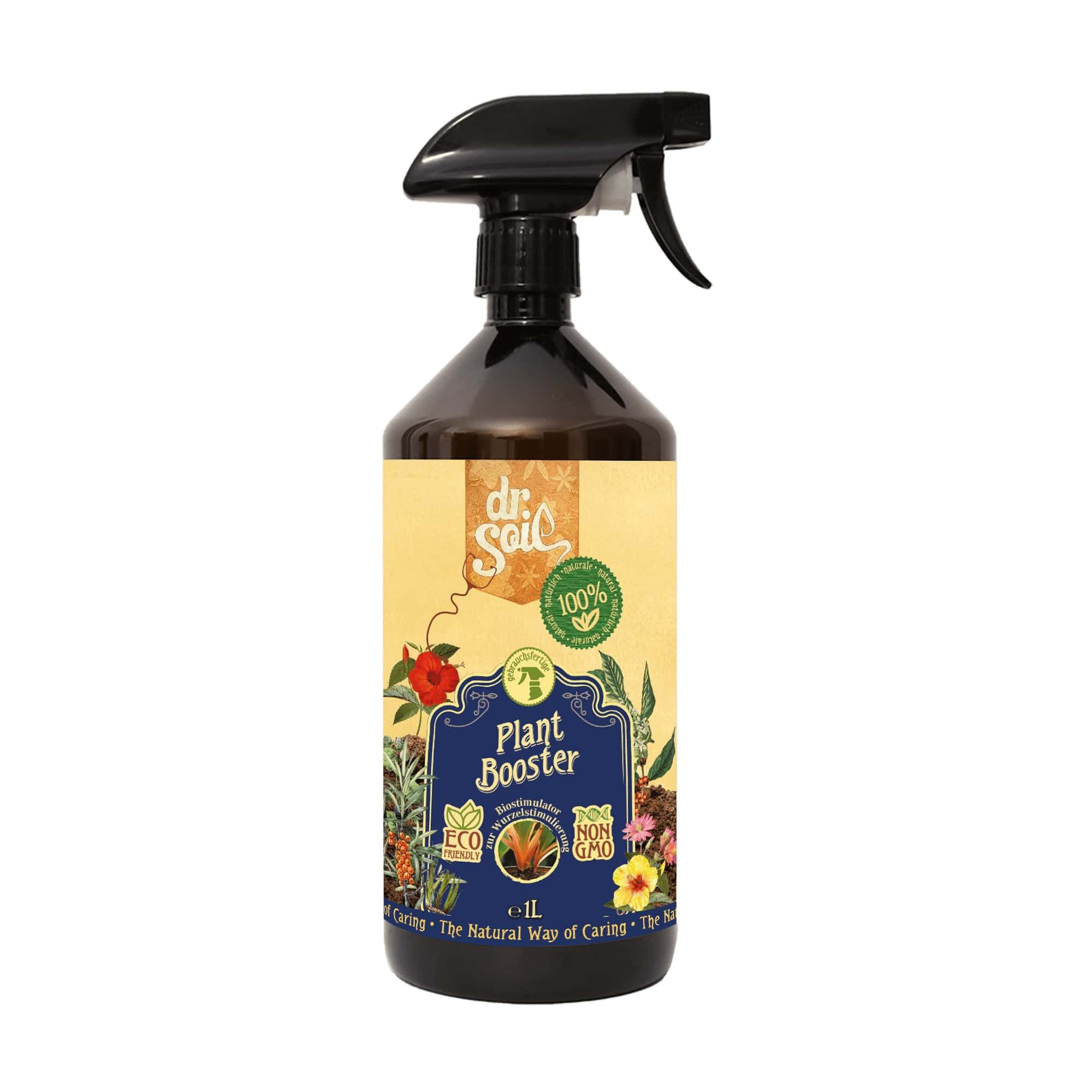 dr. Soil Pflanzenstärkungsmittel PLANT BOOSTER, gebrauchsfertige Lösung mit 1 L Sprühflasche