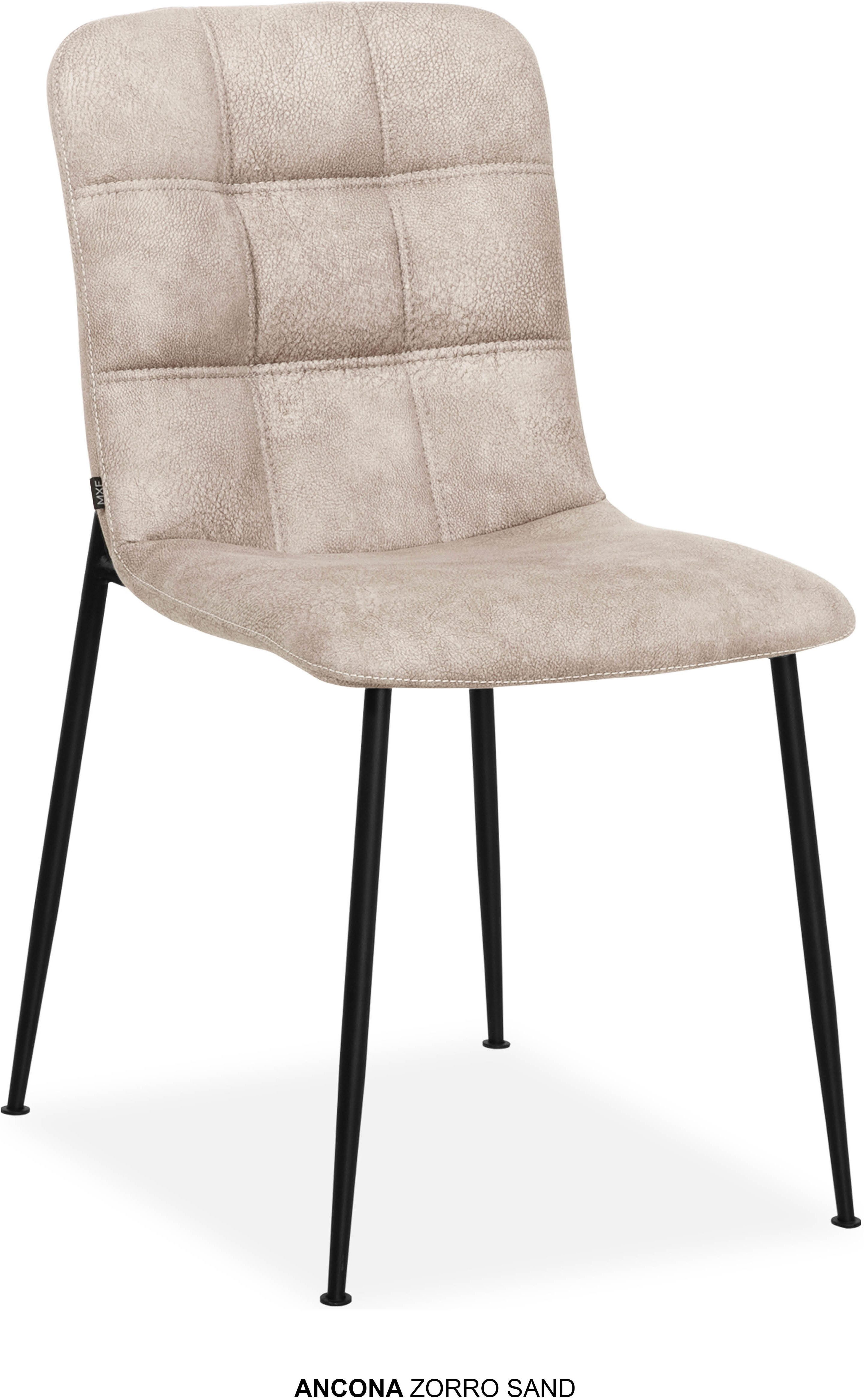 OMG Design Esszimmerstuhl Ancona (Set, 2 St), Schalenstuhl, bequem gepolstert, Esszimmerstuhl