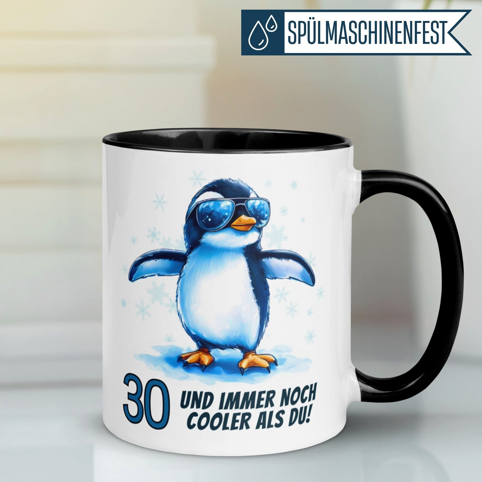 Momentals Tasse 30. Geburtstag Mann Frau – Cooler – Geburtstagsgeschenk Männer Frauen, Gratis Versand · Links-&Rechtshänder · Spülmaschinenfest