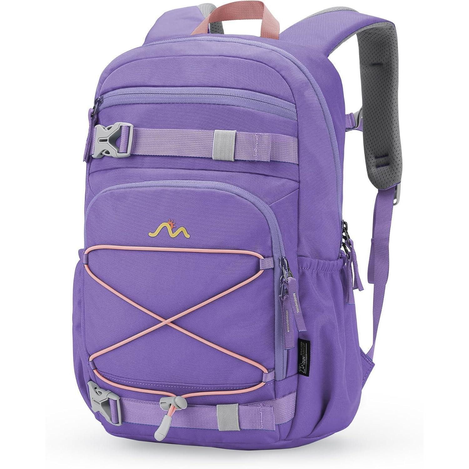 Kinderrucksack Kinderrucksack Schulrucksack Mädchen Jungen 15L 15l-lila